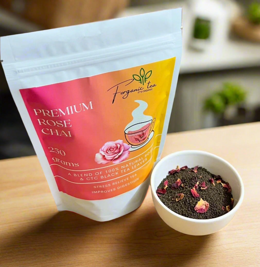 Rose Chai | Flavoured Milk Tea | Natural Ingredients | 250 Grams